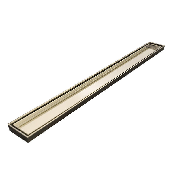 60 Inch Tile Insert Linear Drains, ARDEX TLT Linear Drains for Mud Bed Installations