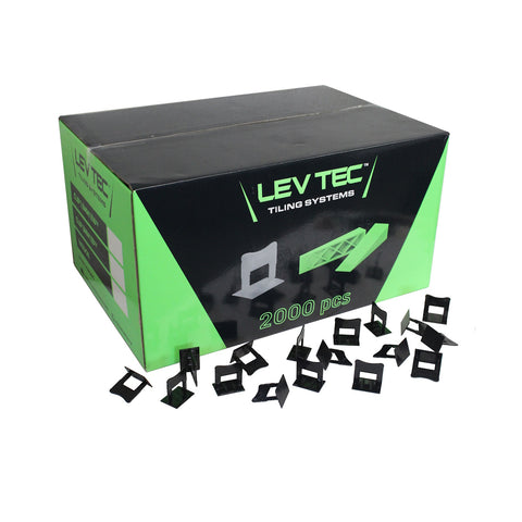 LevTec Tile Leveling Clips 2000 Bulk Pack