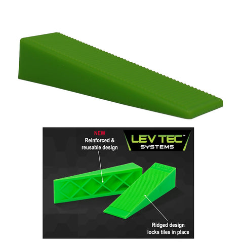 LevTec Tile Leveling System Wedges 500 Pack