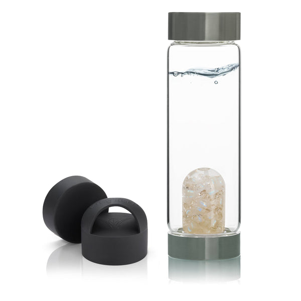 VitaJuwel ViA Gem-Water Bottle with GemPod and Loop Caps