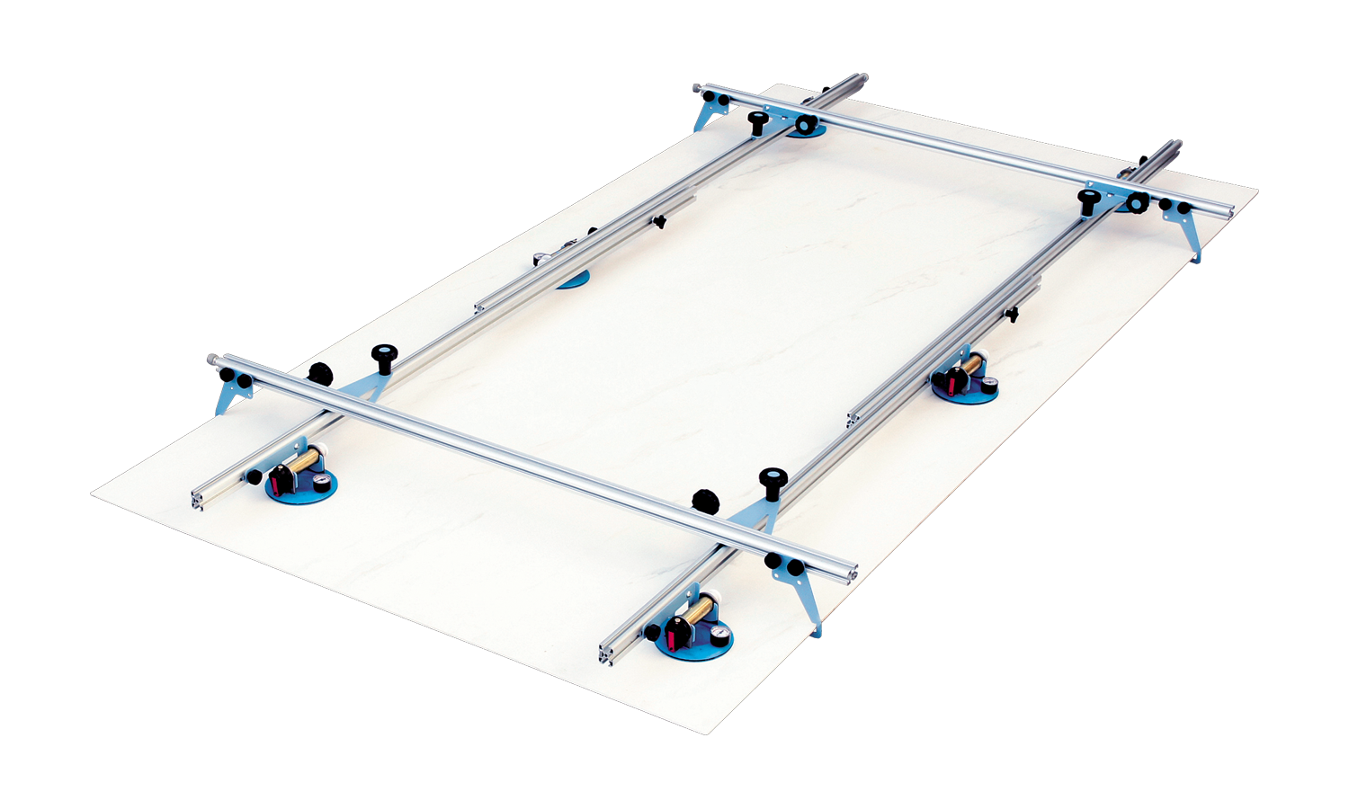 Large Format Tile Lifter, Sigma 1A5 Kera Tile Lifter 134" x 63" (6 Handle Suction Cups)