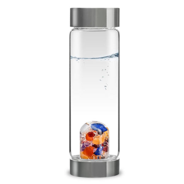 VitaJuwel ViA Gem Water Bottle with GemPod Crystals