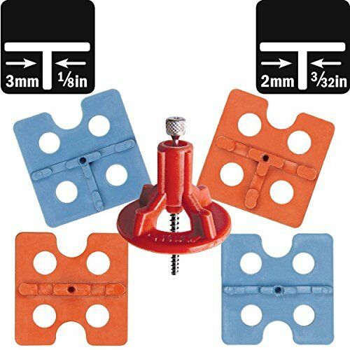 ATR Tile Leveling Alignment System T Spacers 2mm and 3mm for Brick/Subway Layout